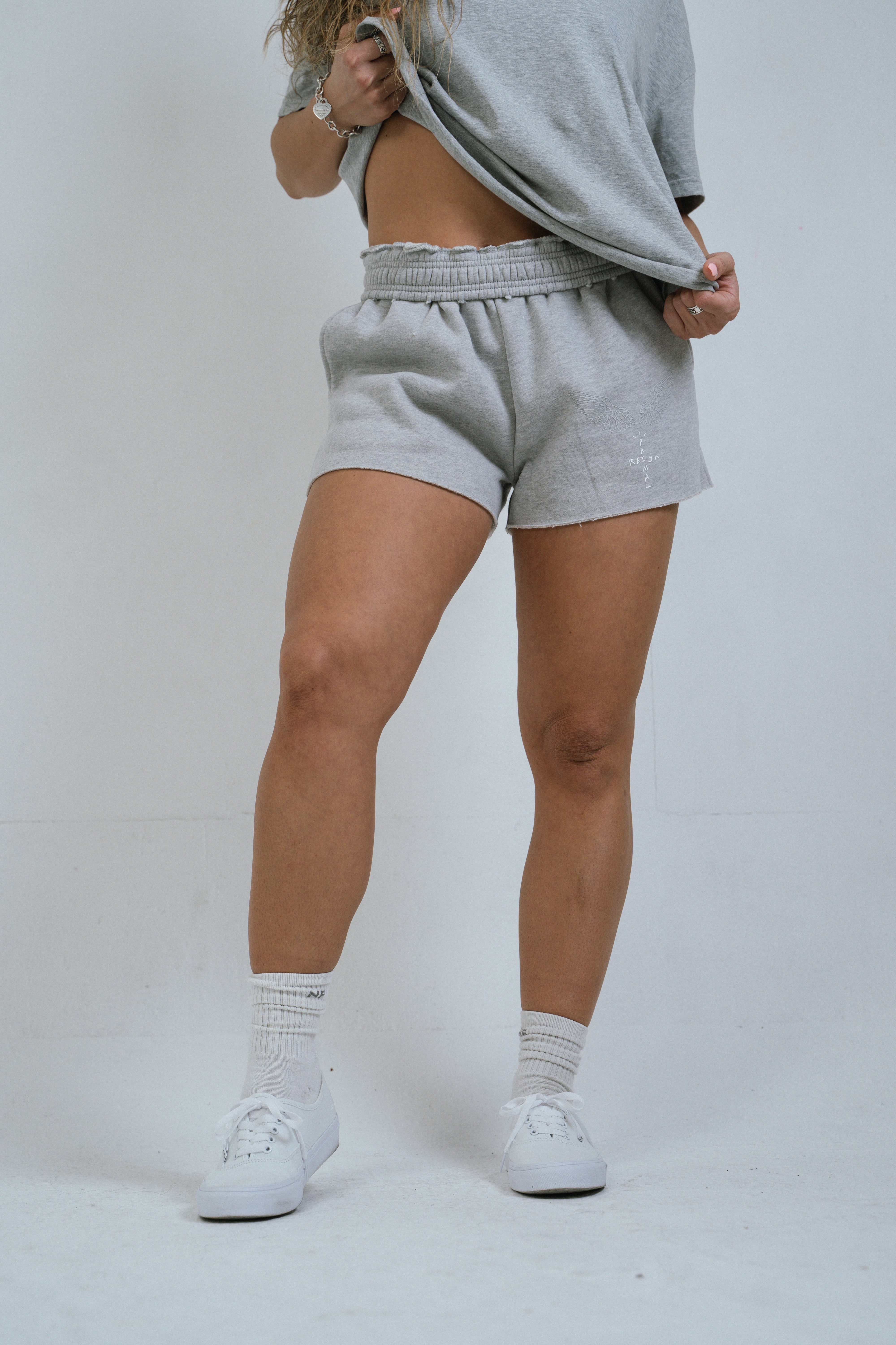 RAW CUT SWEAT-SHORTS